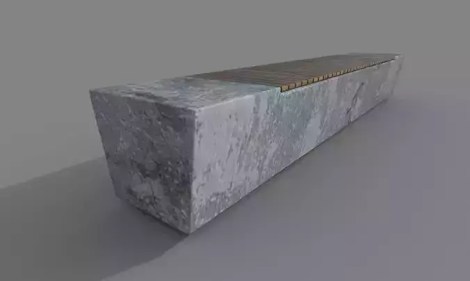 Realistic Bench chair park