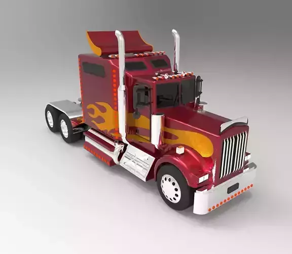 Peterbilt 379 3D model