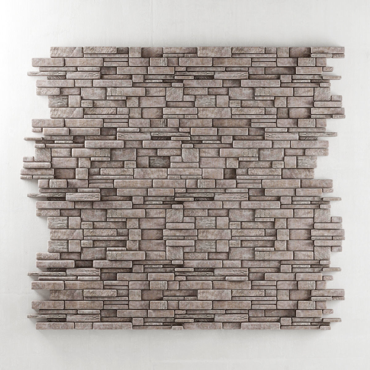 Panel decor brick n7 3D model_7