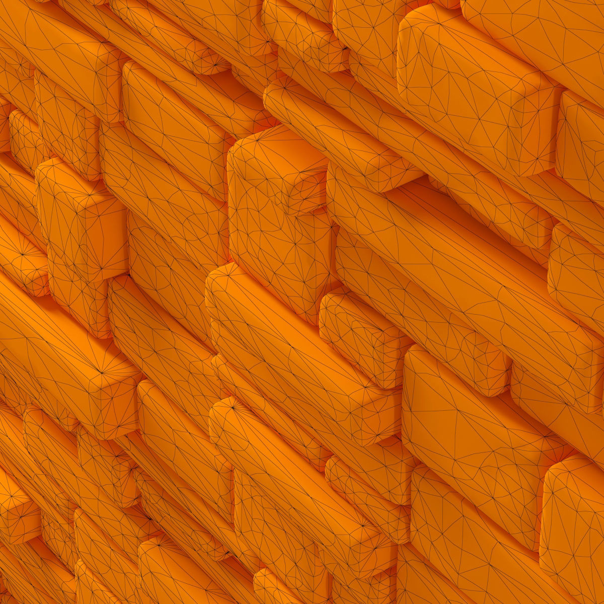 Panel decor brick n7 3D model_10