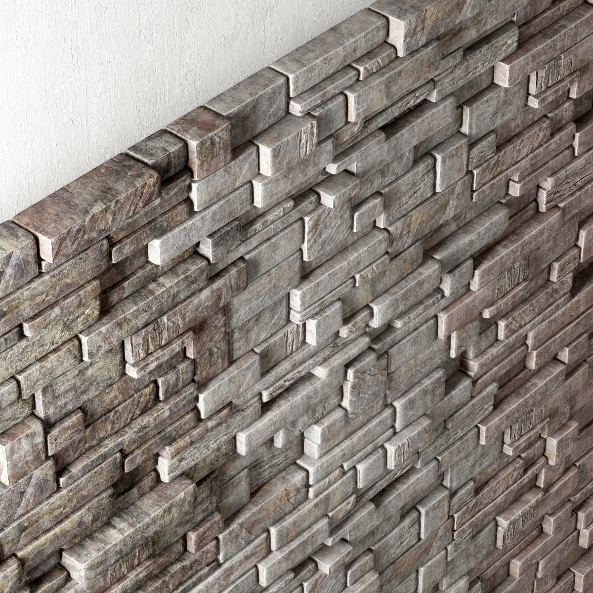 Panel decor brick n7 3D model_5