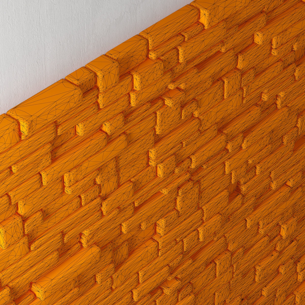 Panel decor brick n7 3D model_11