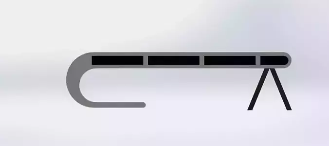 white minimal desk design