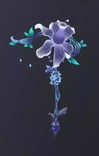 Flower Weapon 3D Model