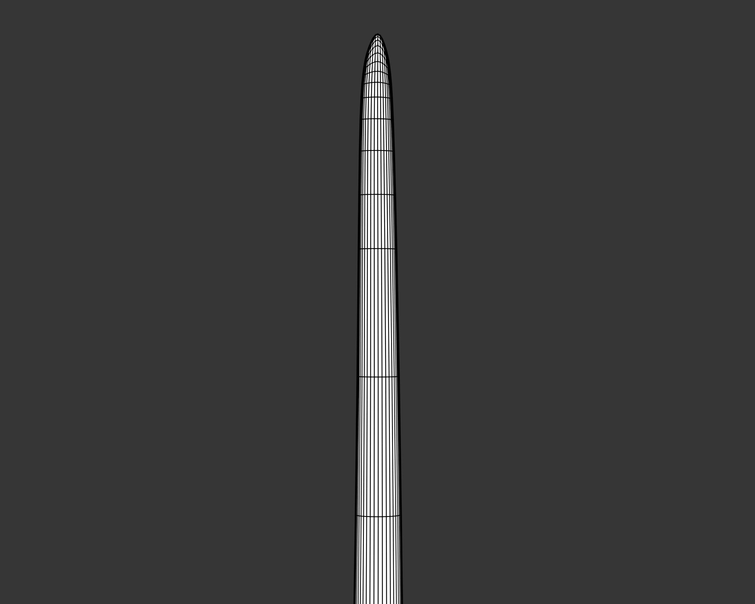 Medieval Crude Weapon Short Sword Low-poly 3D model_11