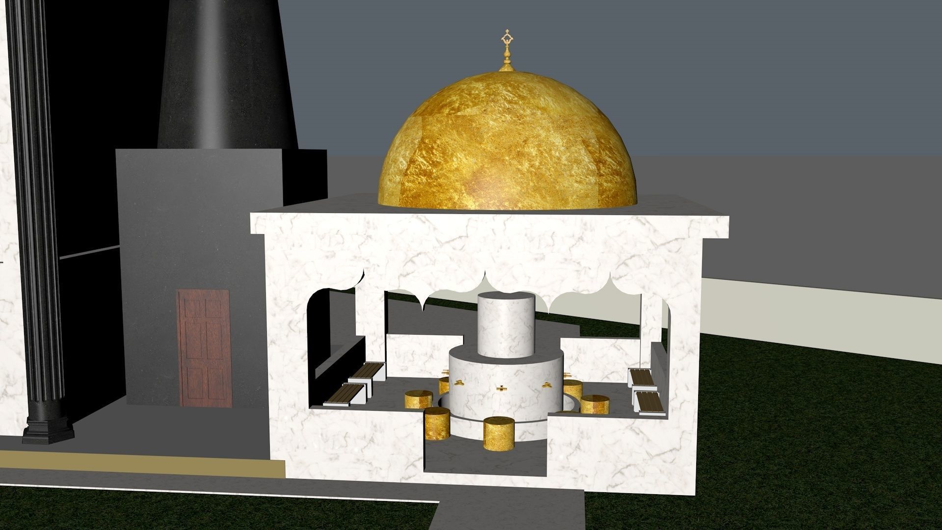 muslim mosque 3d model 3D model_5
