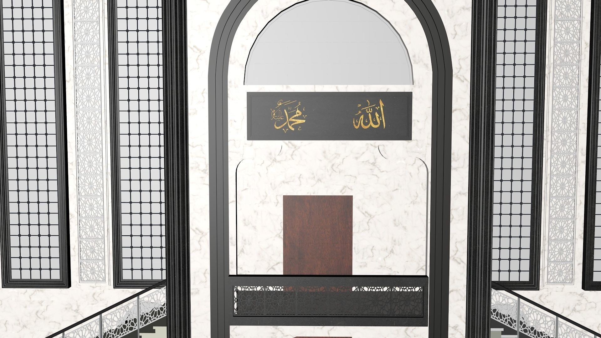 muslim mosque 3d model 3D model_7