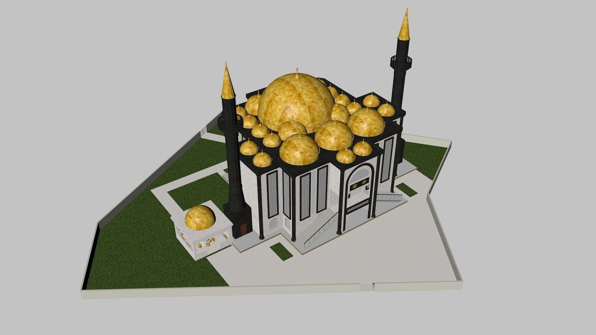 muslim mosque 3d model 3D model_2