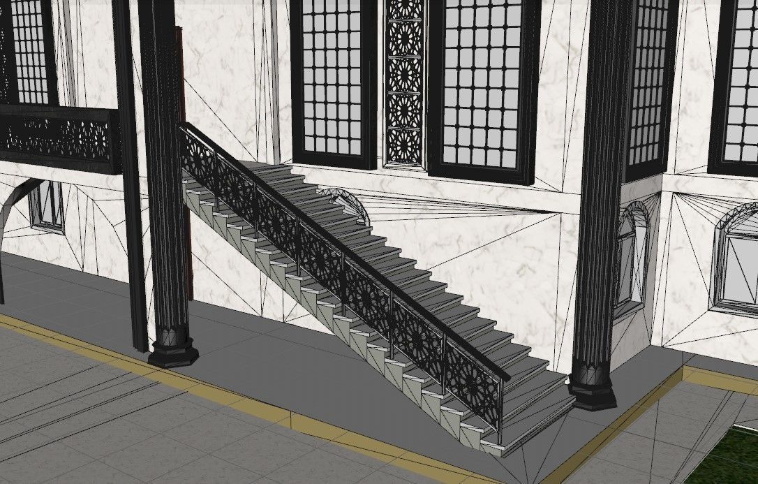 muslim mosque 3d model 3D model_14