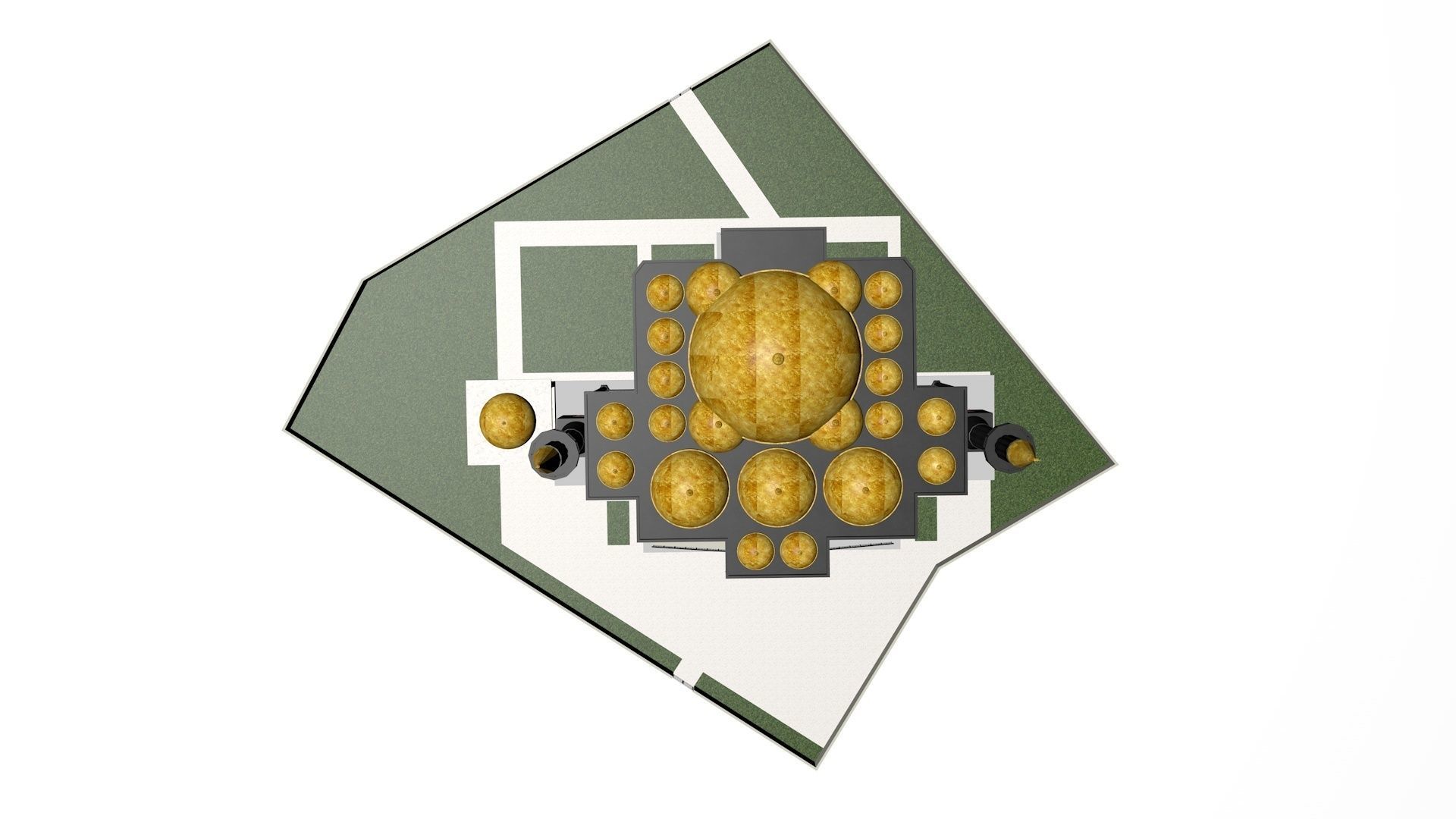 muslim mosque 3d model 3D model_9