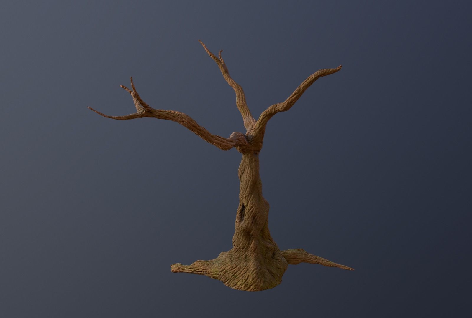 Fantasy tree low-poly 3d model Low-poly 3D model_2