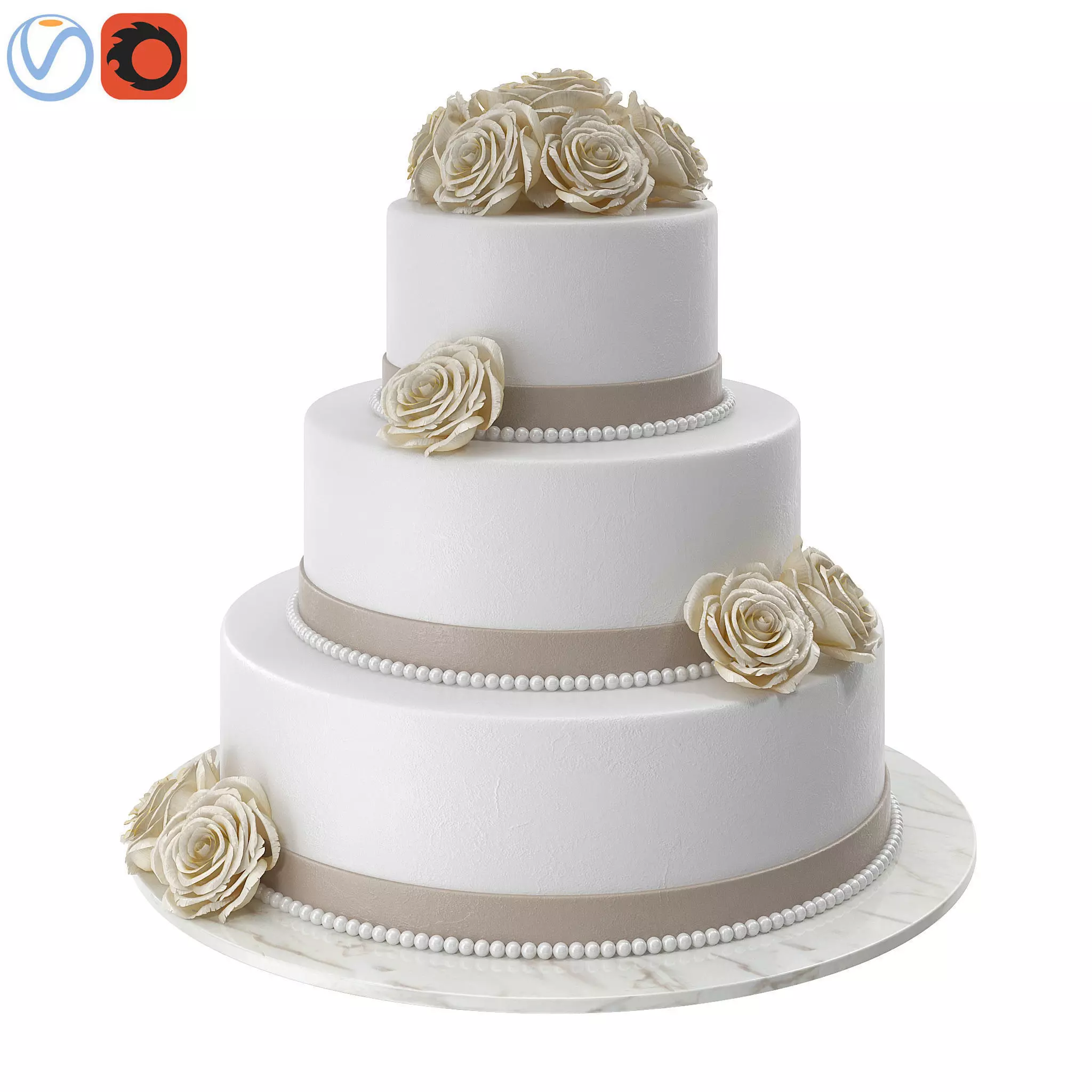 Wedding Cake  3D model_0
