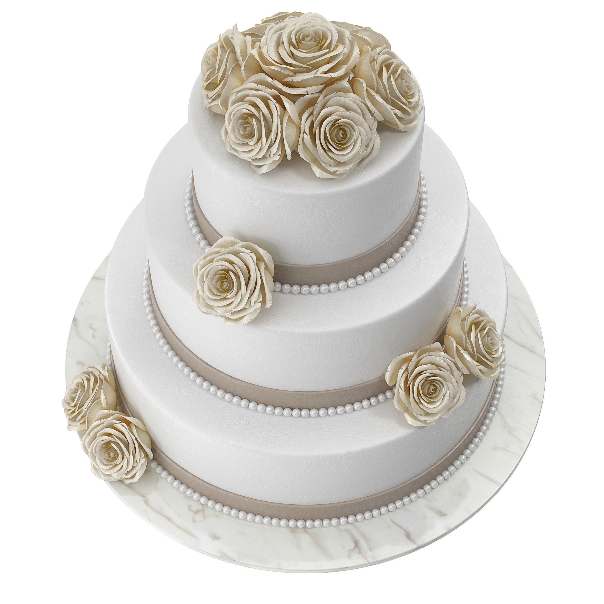 Wedding Cake  3D model_1