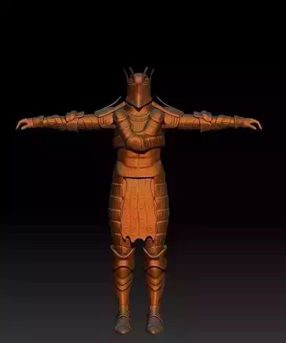 Lautrec Knight Dark Souls T-Pose 3D model