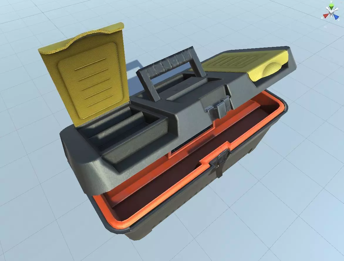 Tool box Low-poly 3D model