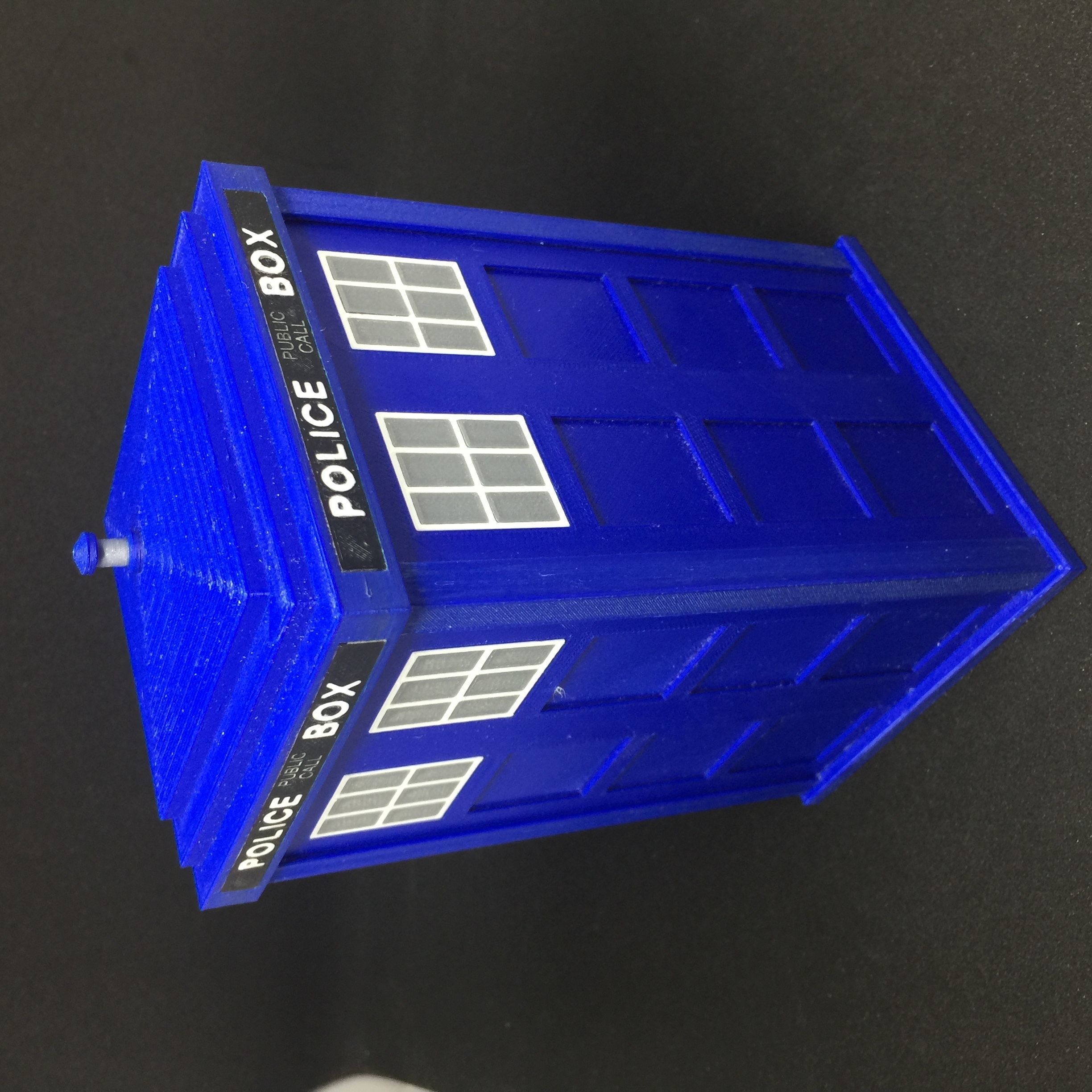 Dr Who TARDIS Storage Box 3D print model_3