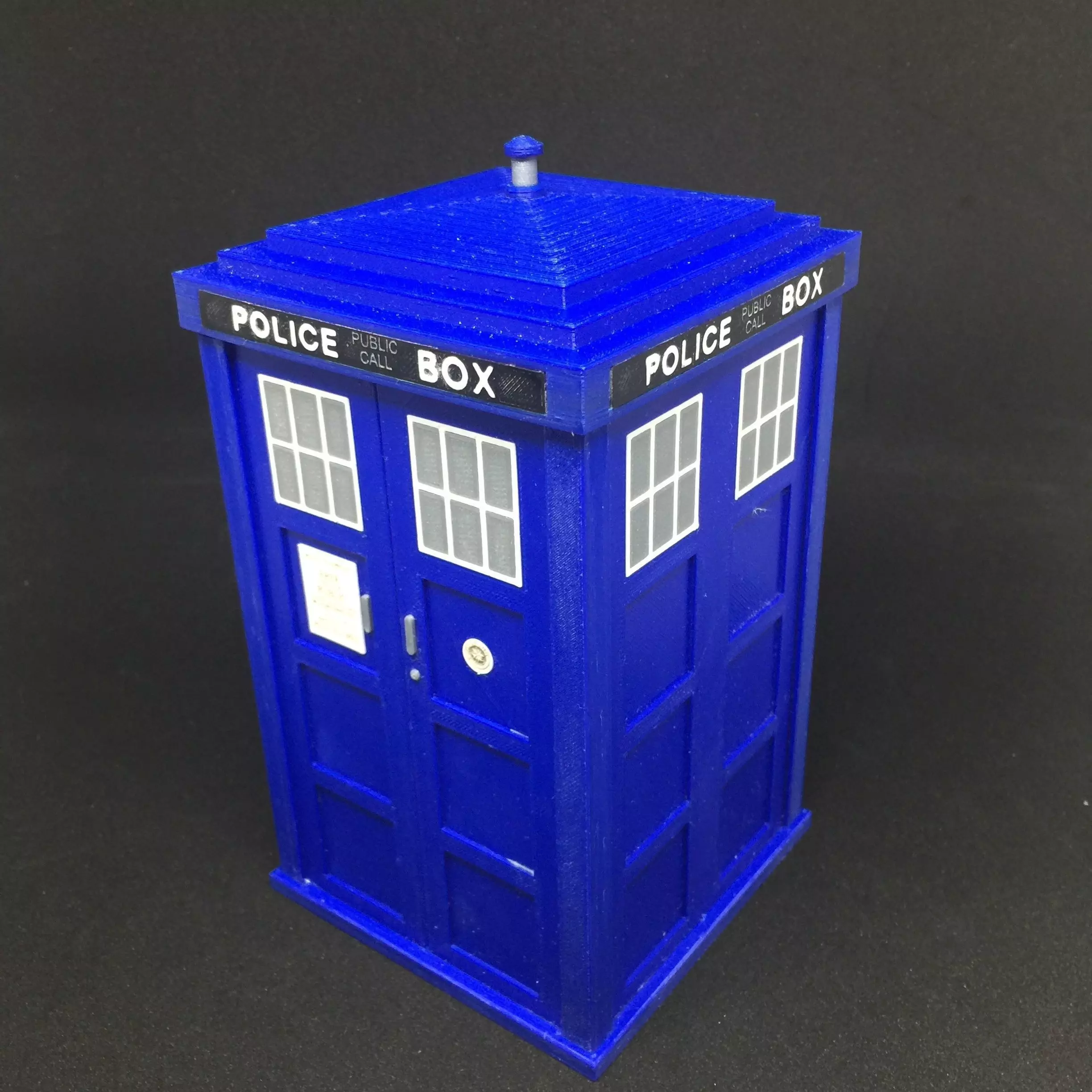 Dr Who TARDIS Storage Box 3D print model_0