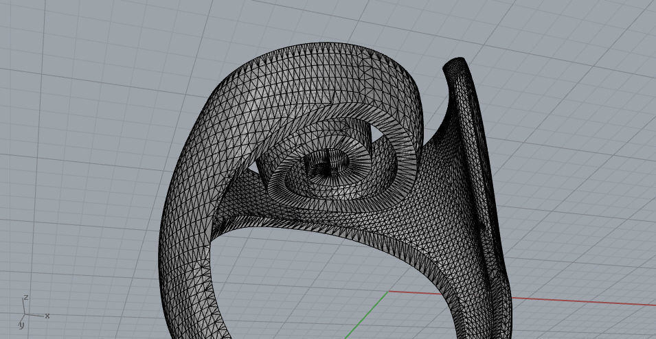 Spiral ring 3D print model_16