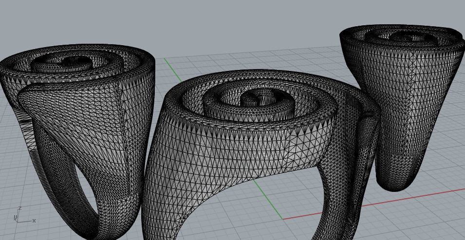 Spiral ring 3D print model_17