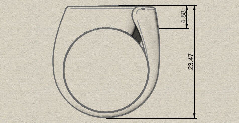 Spiral ring 3D print model_11