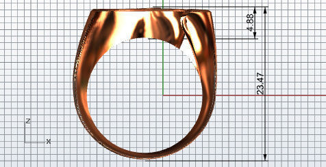 Spiral ring 3D print model_4