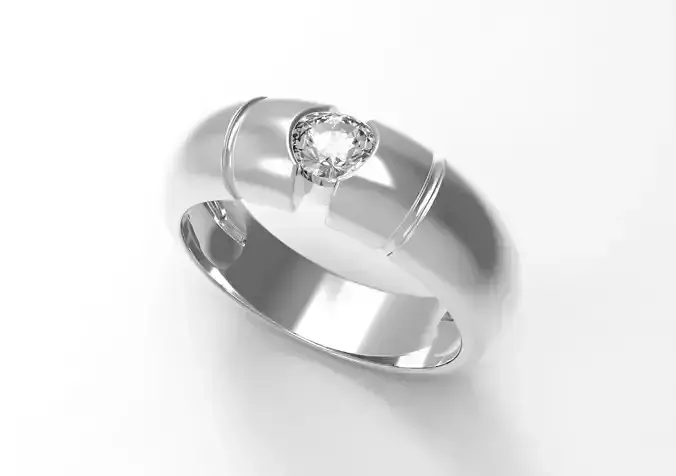 Wedding Ring 3D print model