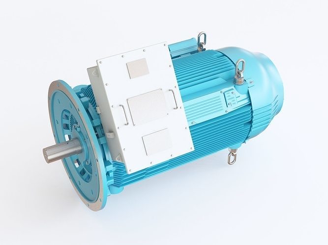Electric motor 05 3D model