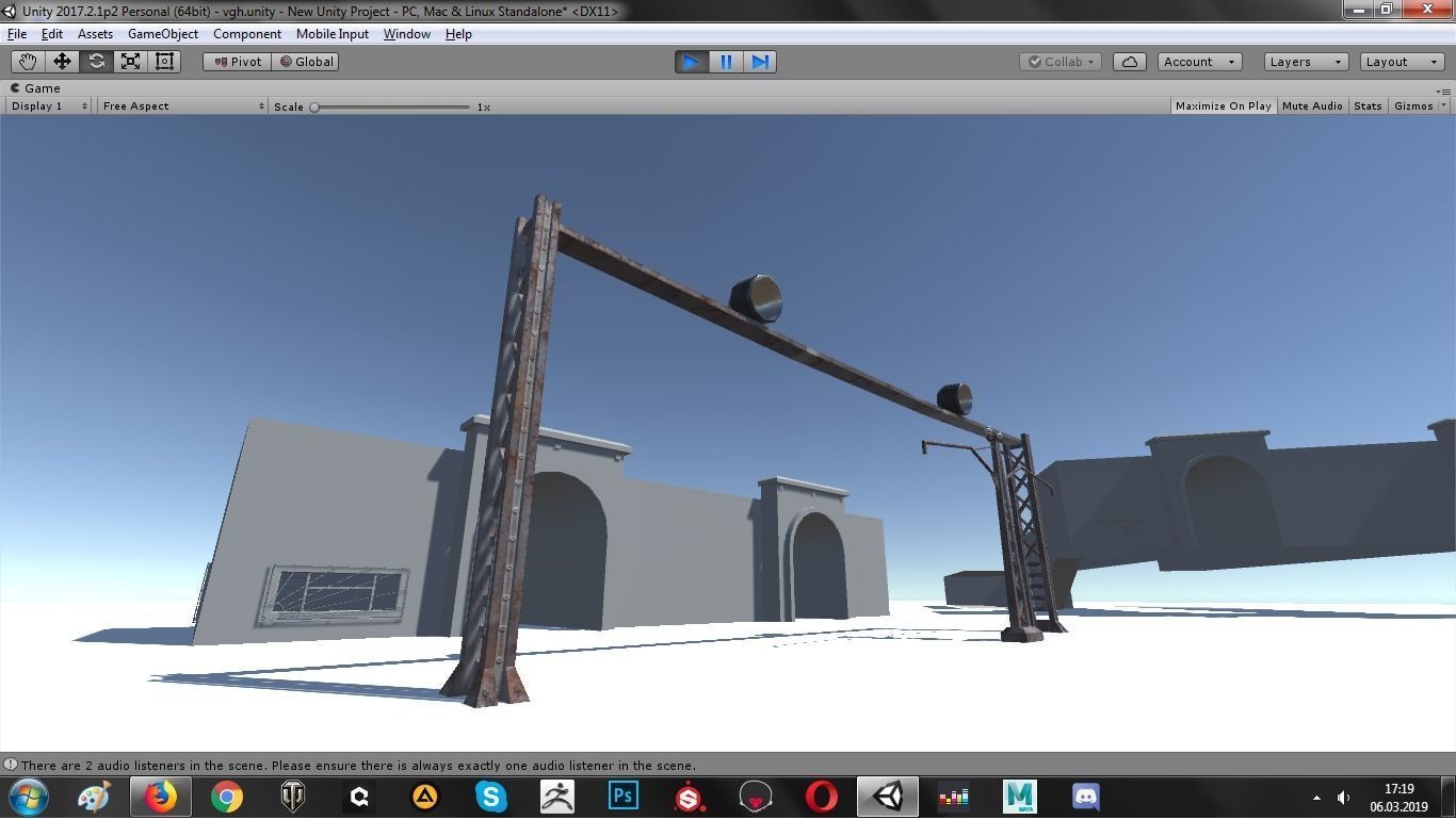 Electric pillar Low-poly 3D model_18