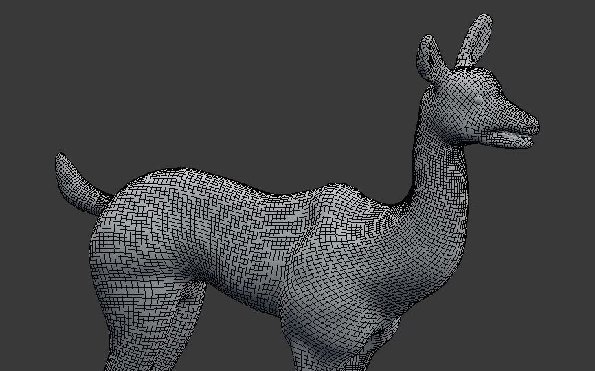 axis deer 3D model_1