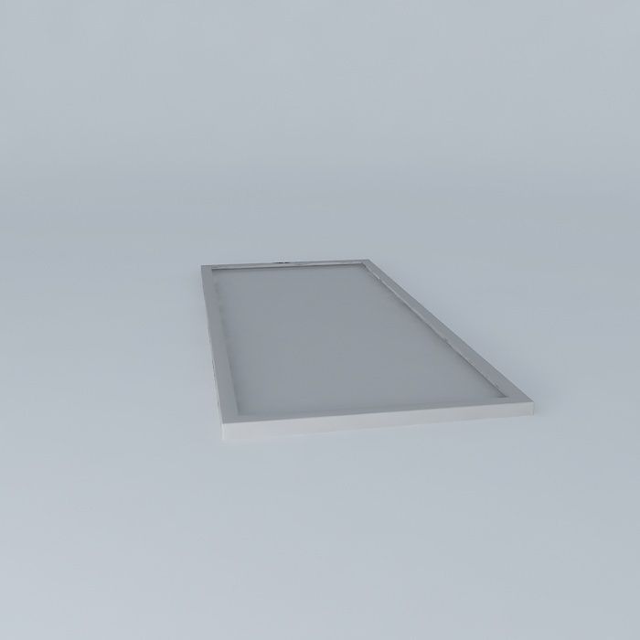 Door glass and aluminum door window and alumin Free 3D model_2
