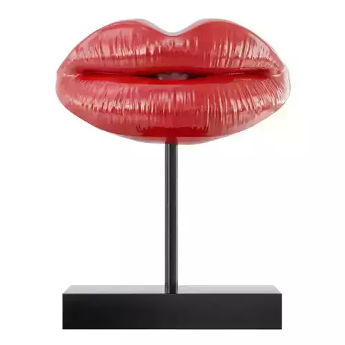Figurine red lips 3D model