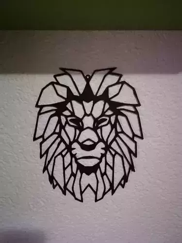 Lion 2d wall decoration
