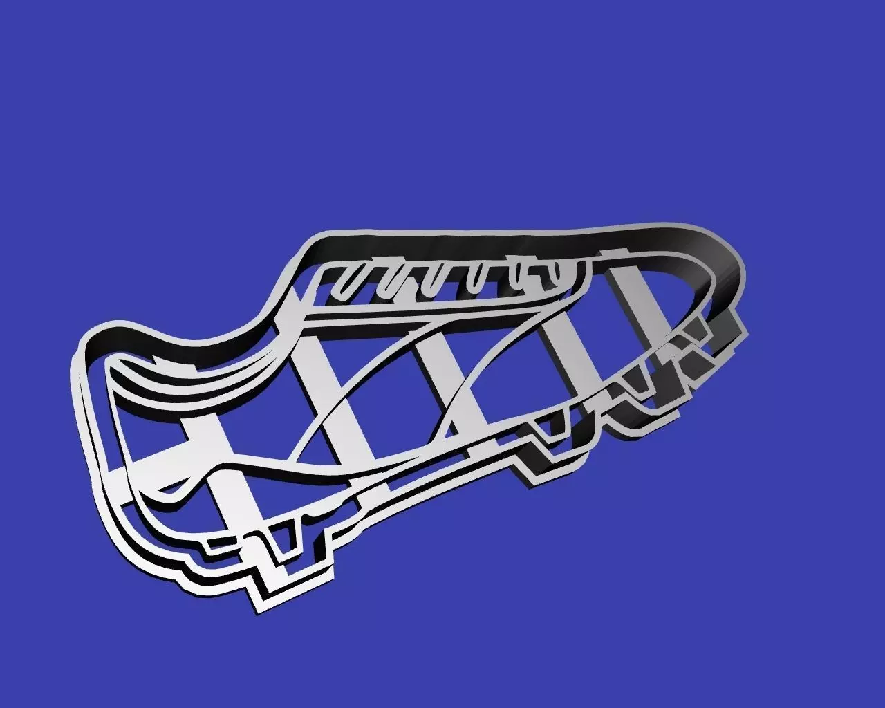 Soccer Boot Futbol Cookie Cutter 3D print model