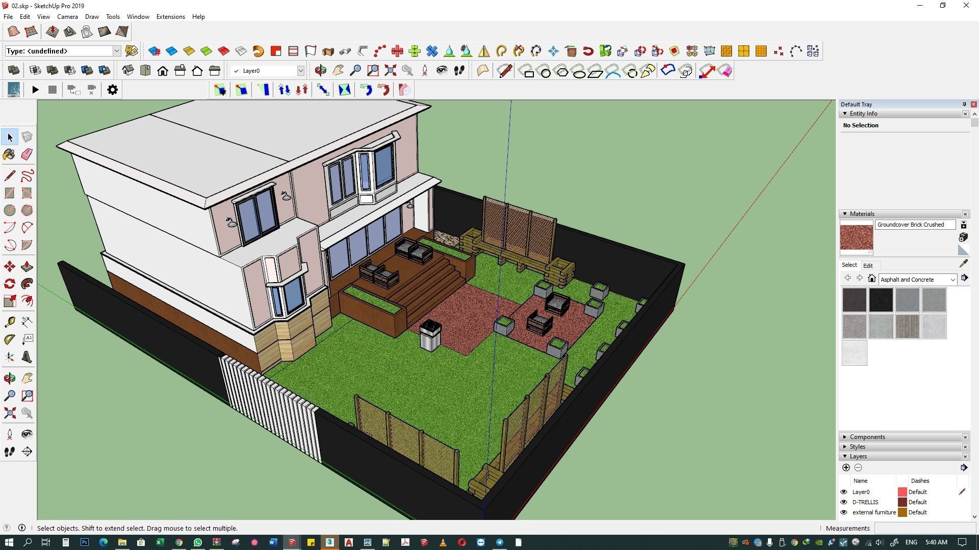Backyard design and render in lumion 3D model_3