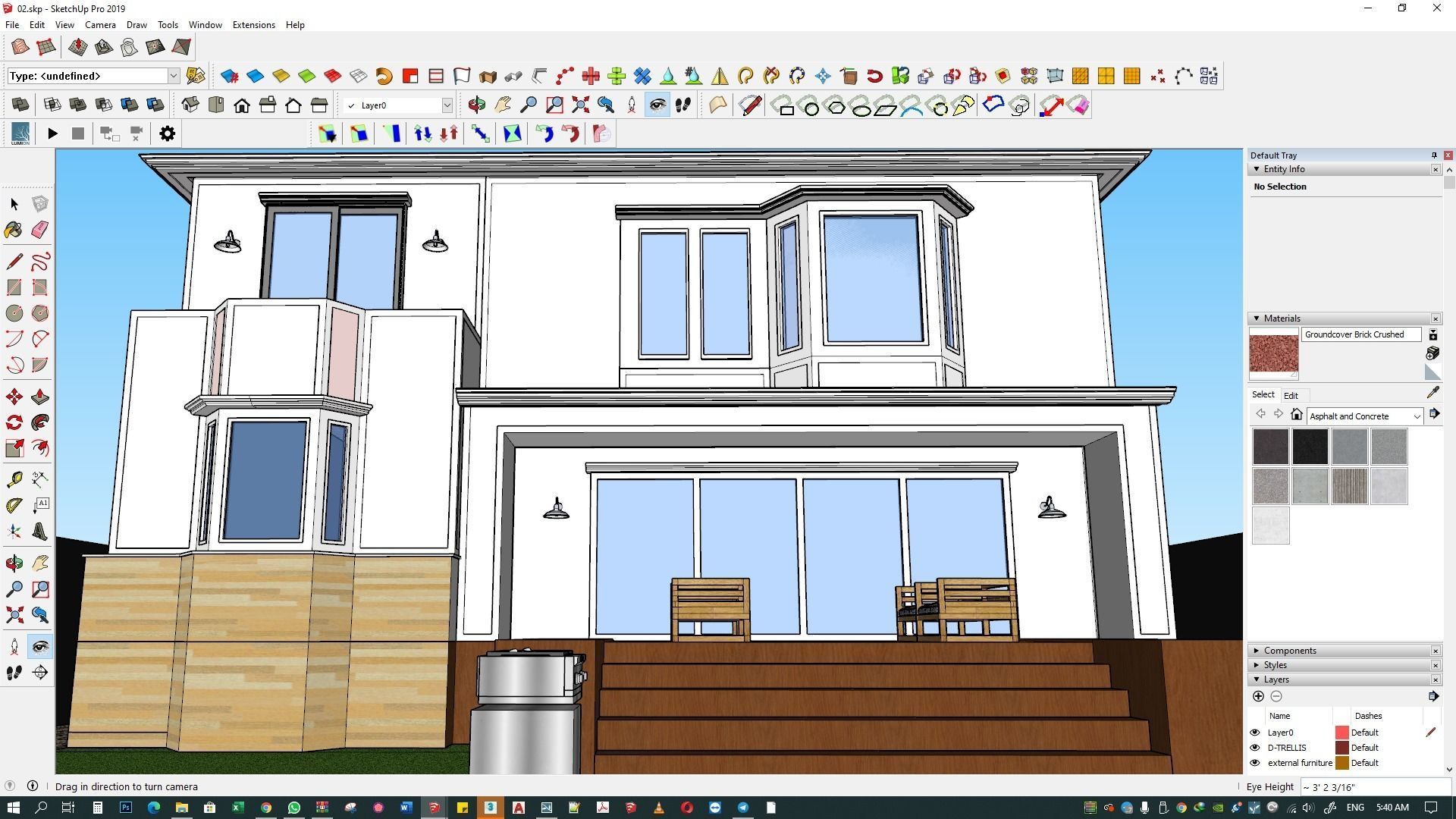 Backyard design and render in lumion 3D model_7