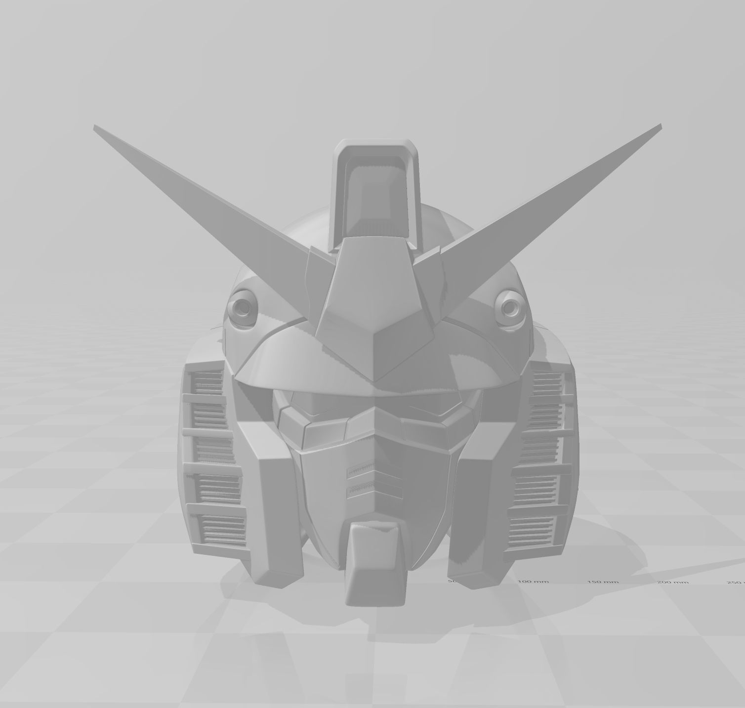 GUNDAM RX-78-2 Helmet COSPLAY 3D print model_6