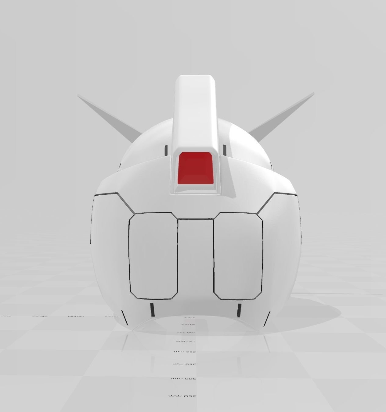 GUNDAM RX-78-2 Helmet COSPLAY 3D print model_4