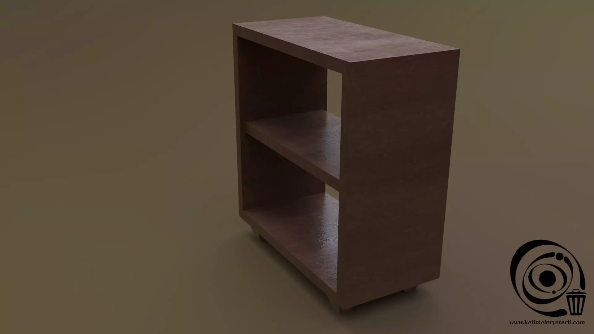 Console Table 03 Low-poly 3D model_0