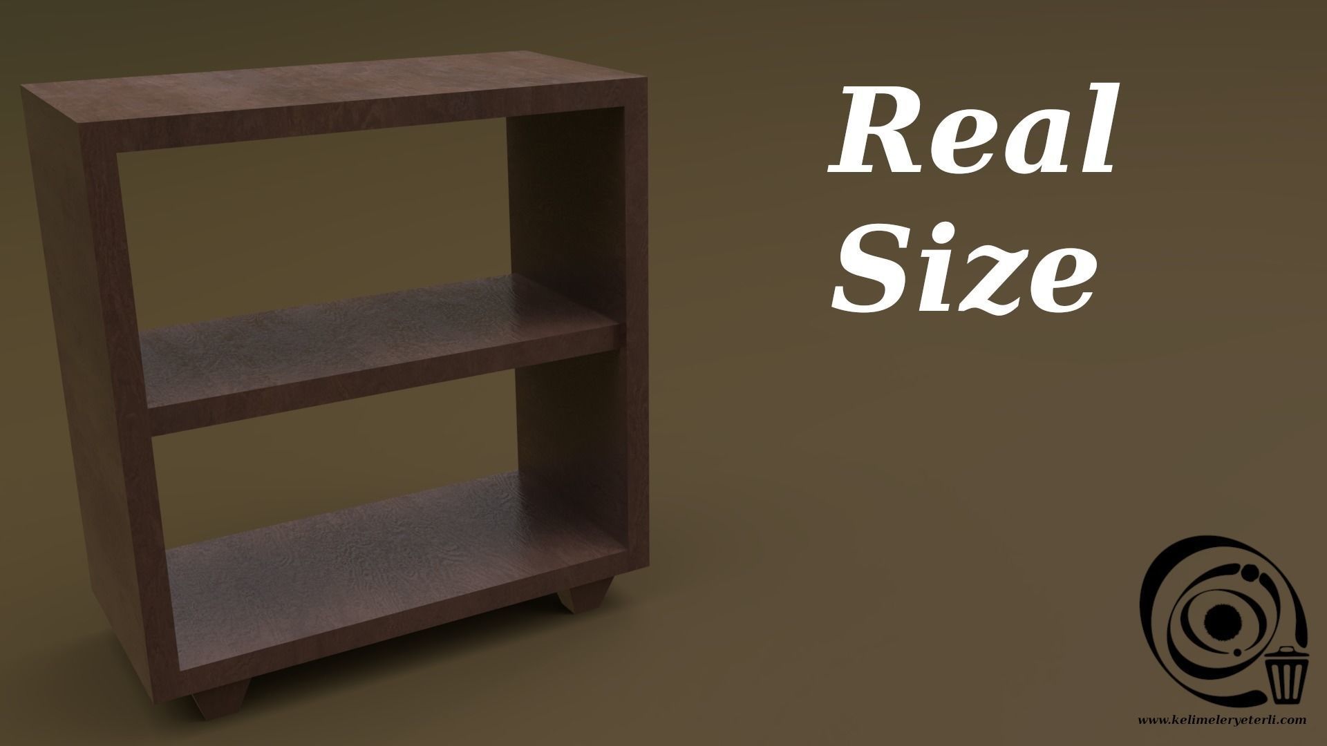 Console Table 03 Low-poly 3D model_3