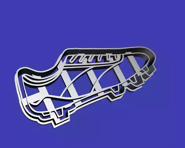 Soccer Cookie Cutter Set Boot and Ball 3D print model