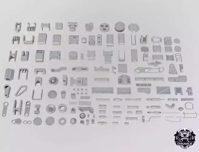 Industrial Kitbash Collection 3D model