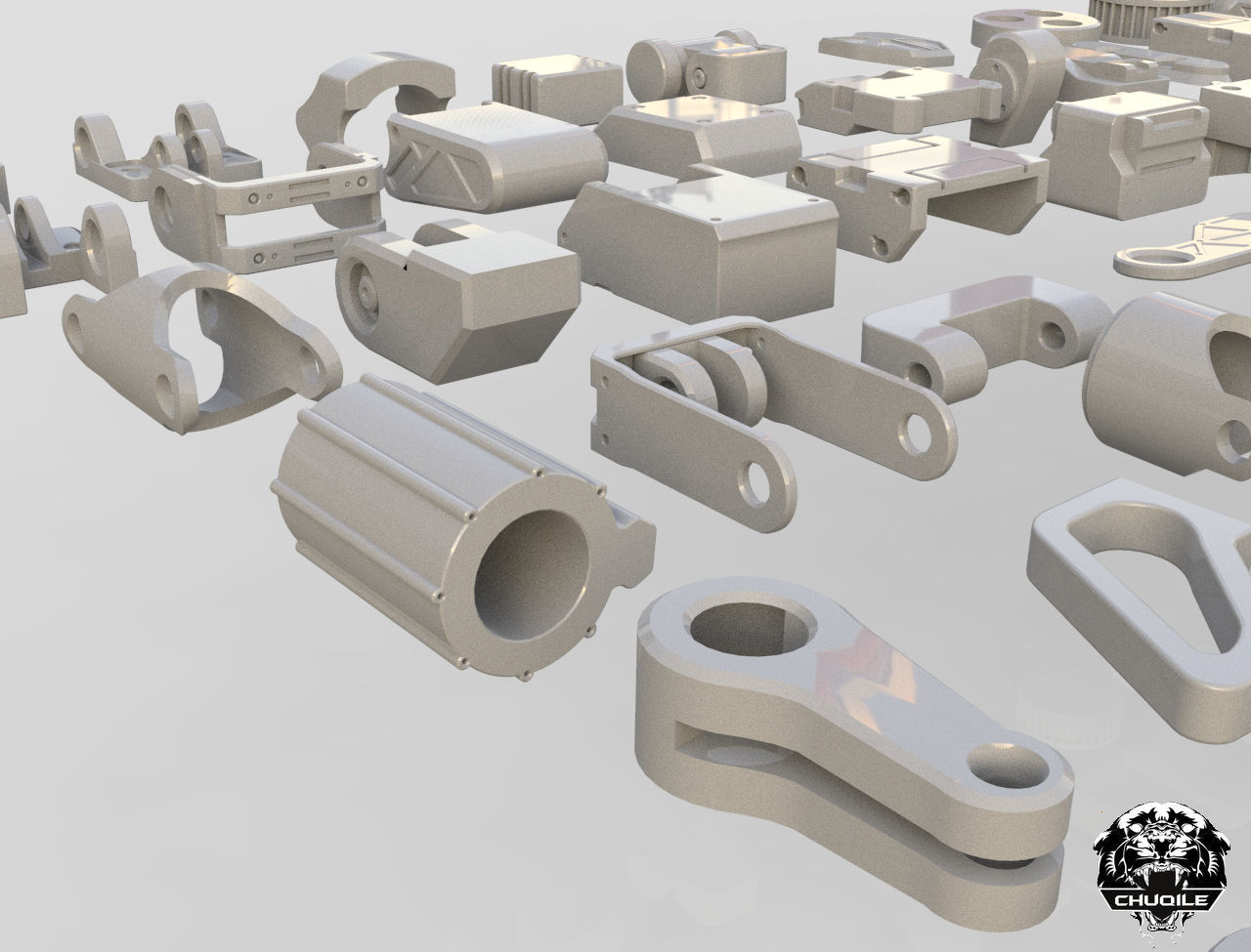 Industrial Kitbash Collection 3D model_13