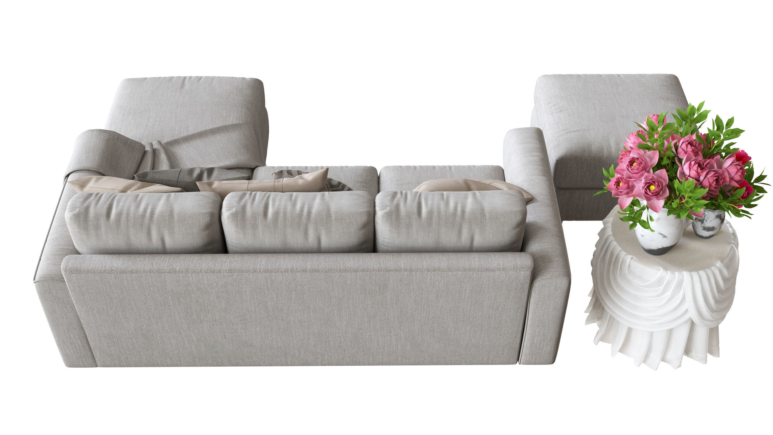 Sofa collection 20 3D model_4