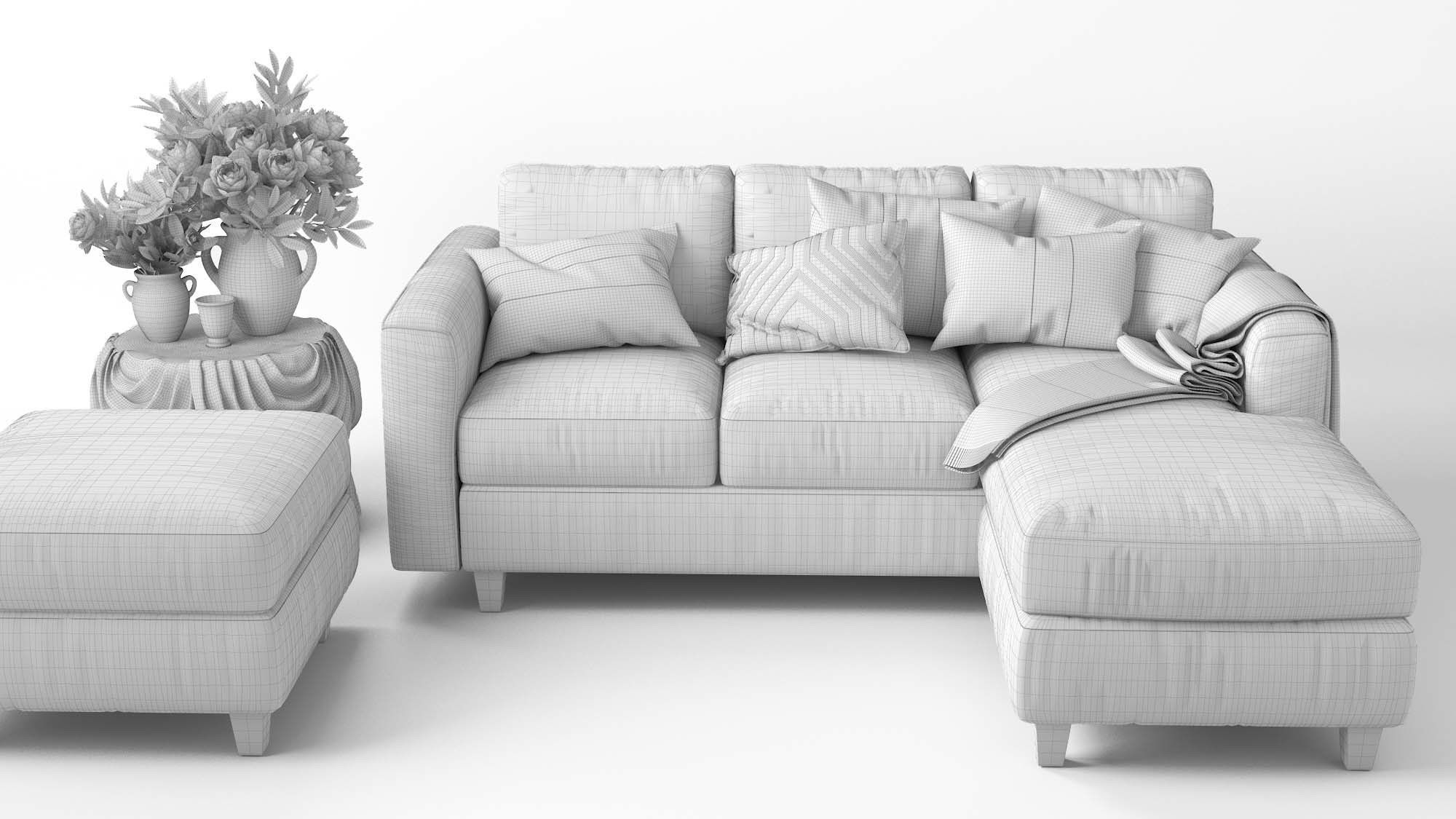 Sofa collection 20 3D model_19