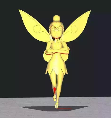 Tinkerbell Hovering 3D print model