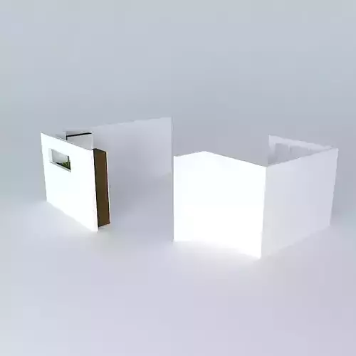 apartment office with wall and plant