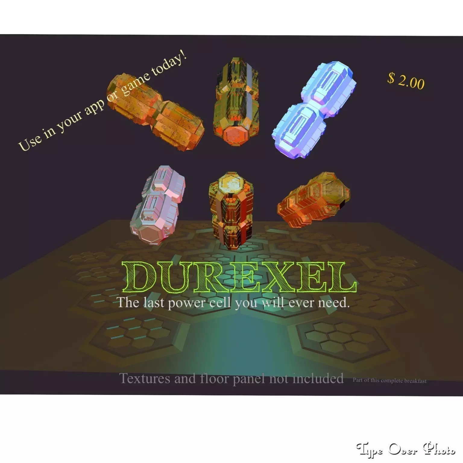 Power cell 3D model_0