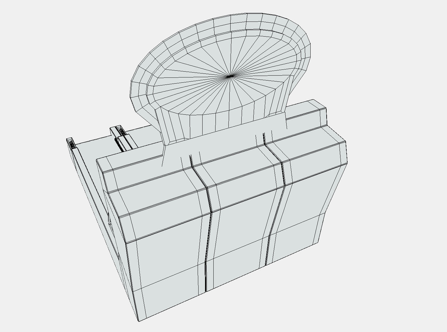 Low Poly PBR ICEFX bowling alley game machine Low-poly 3D model_12