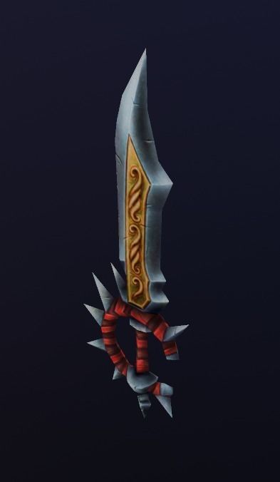 Sword Hand Painted Low-poly 3D model_4