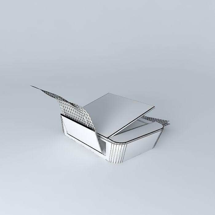 printer folding chair Free 3D model_3